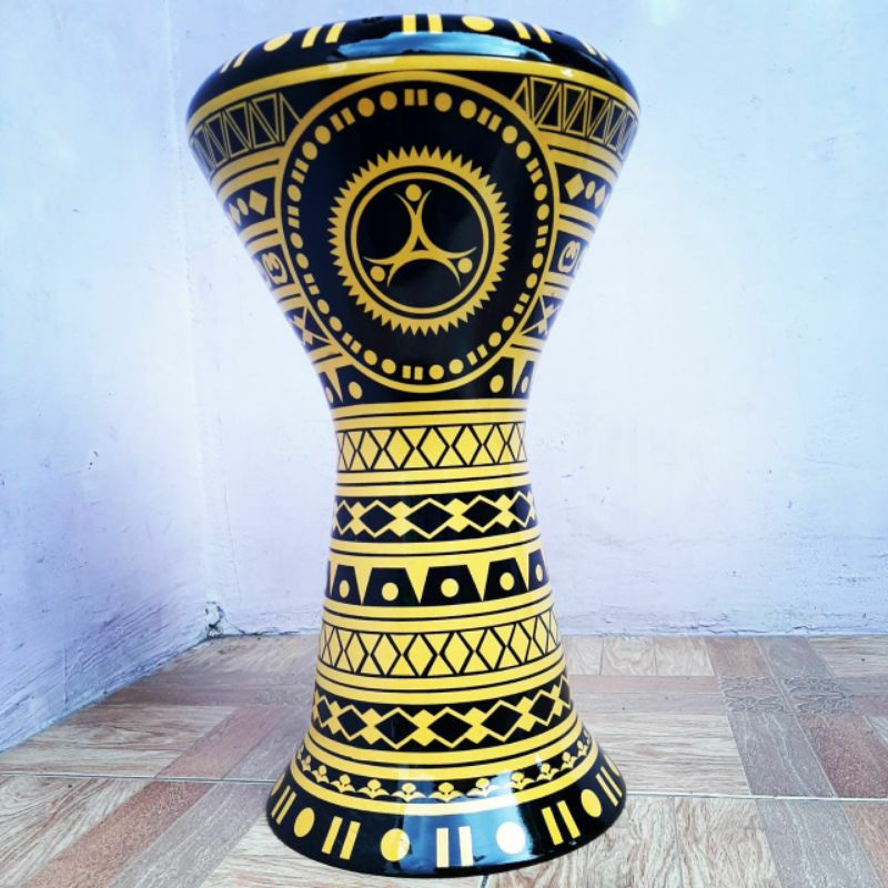 Darbuka Calti Dumbuk Istimewa Motif Timur Tengah 8 Inch Mika Remo Percusion Bahan Berkualitas Aha Bk