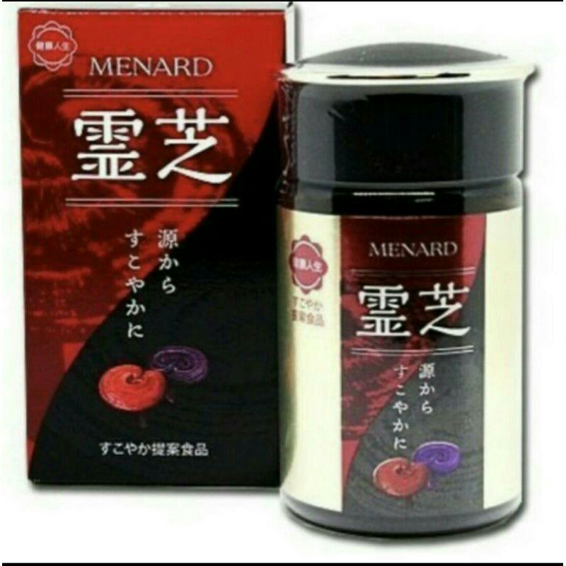 Menard Reishi Mushroom Extract 100 Capsules Japan