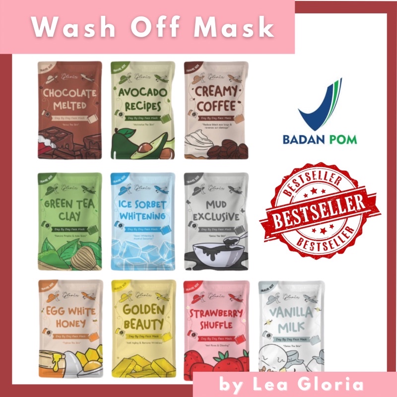 (BPOM) BY LEA GLORIA ORGANIC MASK TRAVEL SIZE 10GR (BISA COD)