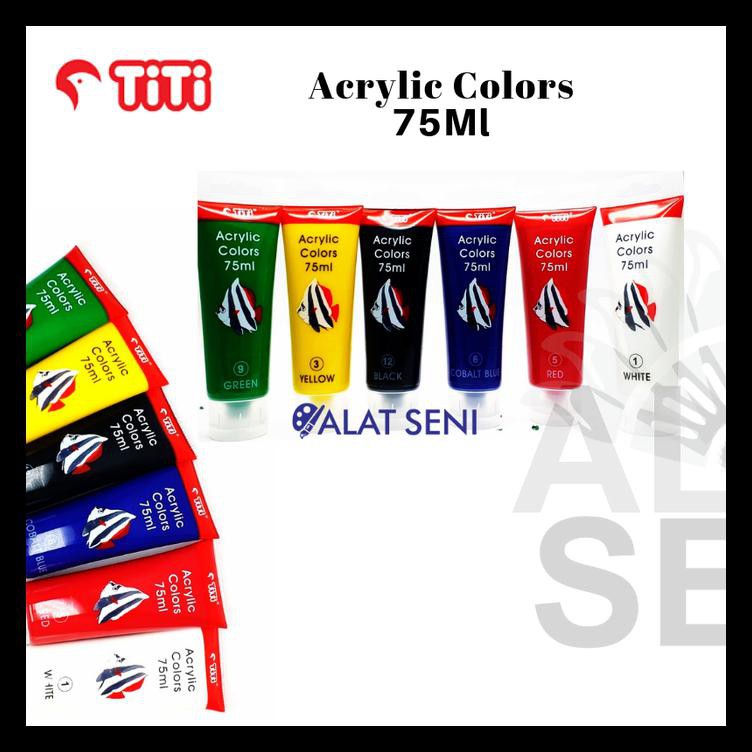 

Titi Acrylic Colors 75 Ml / Titi Acrylic Colors / Cat Akrilik Titi Terjamin