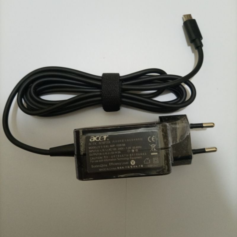 Adaptor Charger Laptop Acer One 10 5V~3A colokan Android