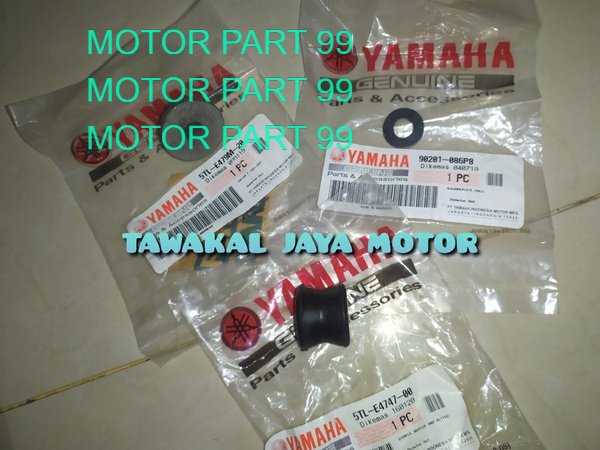 KARET KNALPOT PLUS COLLAR YAMAHA MIO SMILE SPORTY MIO SOUL KARBU ORIGINAL