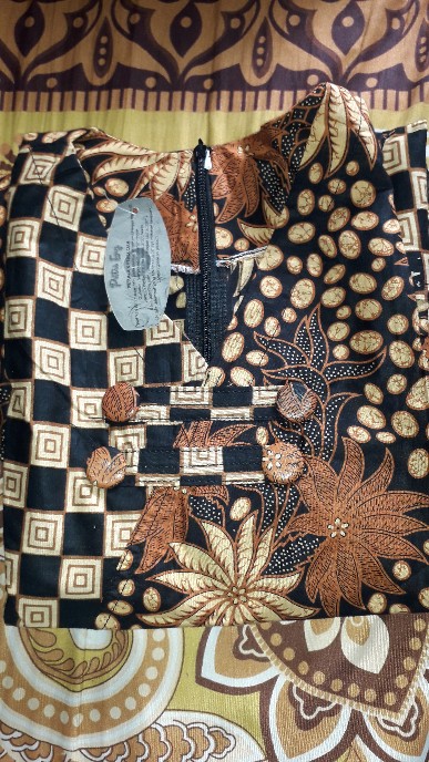 Maura Couple - Sania Ruffle Batik Couple Ori Ndoro Jowi Dnt Garansi Blouse Ziggy Krikil Blus Kerikil