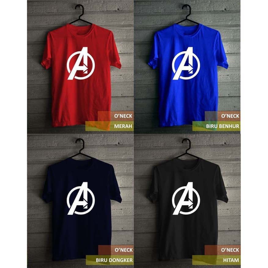 KAOS BAJU TSHIRT AVENGERS  SUPERHERO MARVEL DC JUSTICE LEAGUE