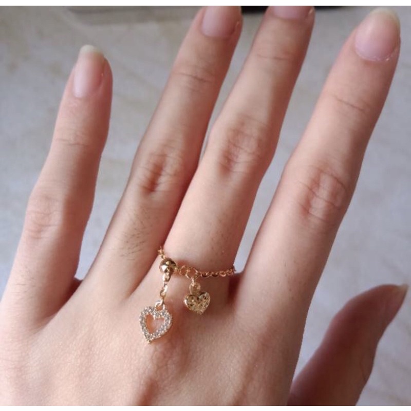 Cincin serut millie molly kadar 375 8karat emas asli