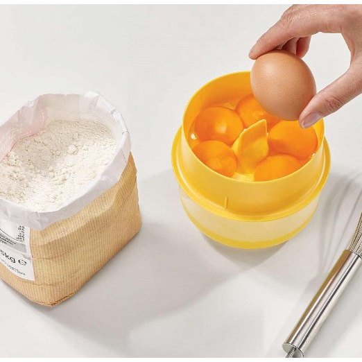 Egg Separator Bowl / Pemisah telur / Egg Yolk Separator / Yolk Catcher