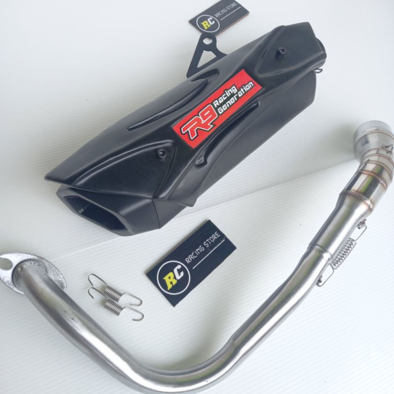 Knalpot R9 Misano Aerox -Nmax - PCX - Vario - Xeon - Beat - Scoopy