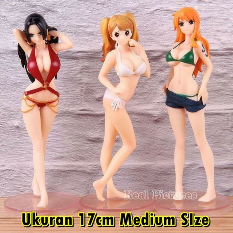 ACTION FIGURE ONE PIECE BOA HANCOCK NAMI PUDING(COD)