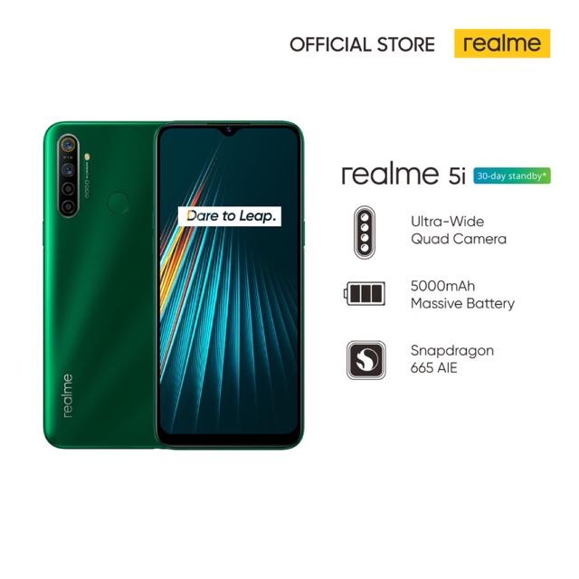 Realme 5i Rmx2030 Ram 4gb 64gb Ocean Blue Garansi Resmi Realme 1 Tahun Shopee Indonesia