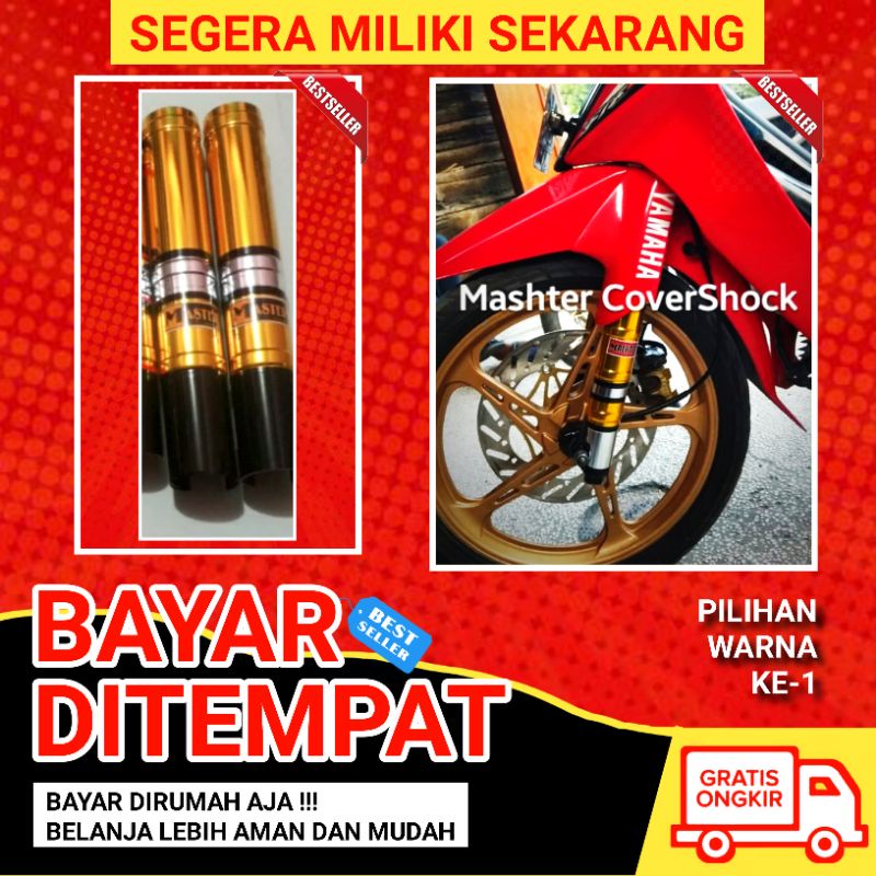 Master Cover Shock Sok Skok Depan Fizr Shogun Grand Blade Supra Smash Revo Fiz R Gtr Fit 125 Old New