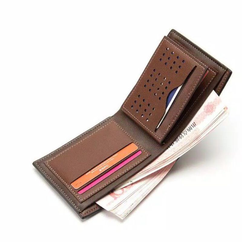 [ORIGINAL] Dompet Lipat Pria Import BAELLERY Dompet Pria Minimalis Dompet Terlaris Kekinian