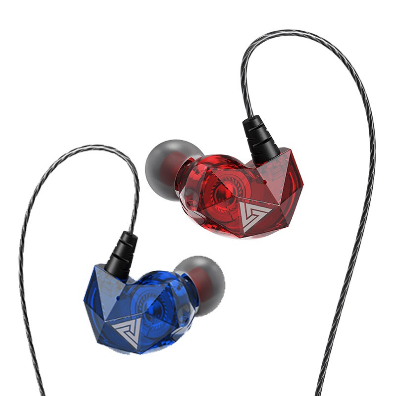 Qkz Ak2 Earphone In Ear Dengan Mic Untuk Olahraga