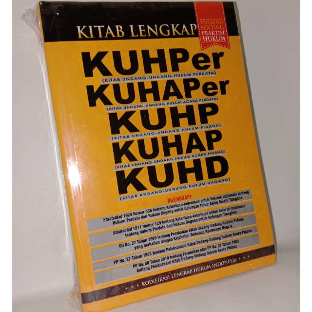 Kitab lengkap kuper kuper KUHP KUHD