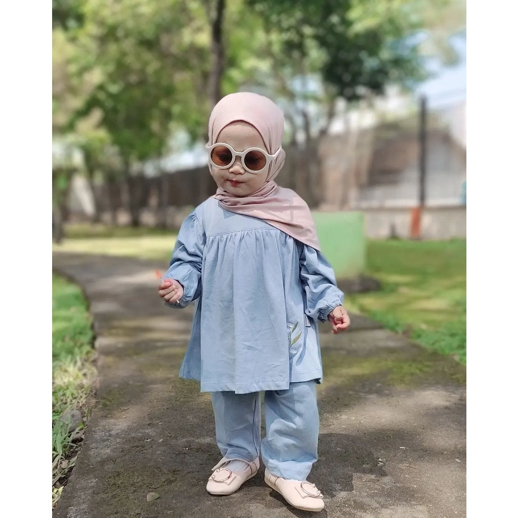 Baju Anak Perempuan 0-3 tahun Setelan Anak Perempuan One Set Anak Perempuan Dress Anak Perempuan Baju Wanita