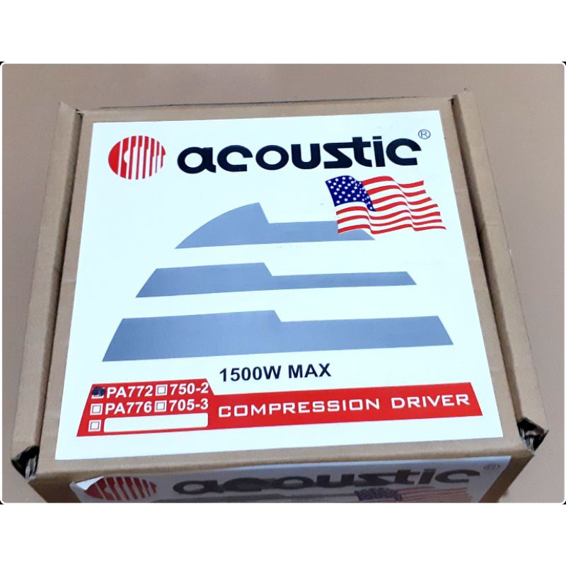 driver tweeter horn 2in acoustic ACT 772 PA772