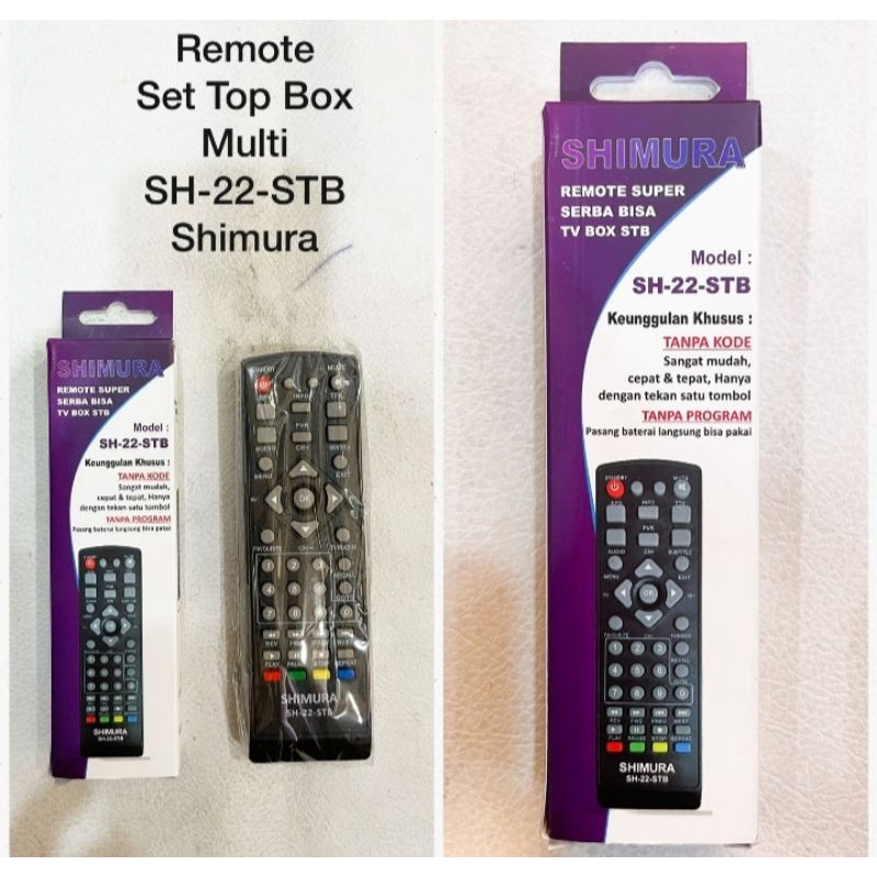 Remote set top box  matrix silver/super HD/LUBY