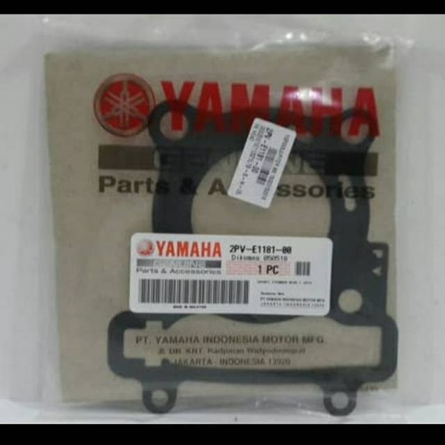 GASKET PAKING BLOK ATAS MX KING VIXION NVA ASLI ORI YAMAHA 2PV E1181 00