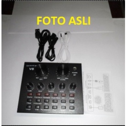 

Unik Sound card V8 Mixer SoundCard V8 MIXER Audio USB External Soundcard V8 Berkualitas