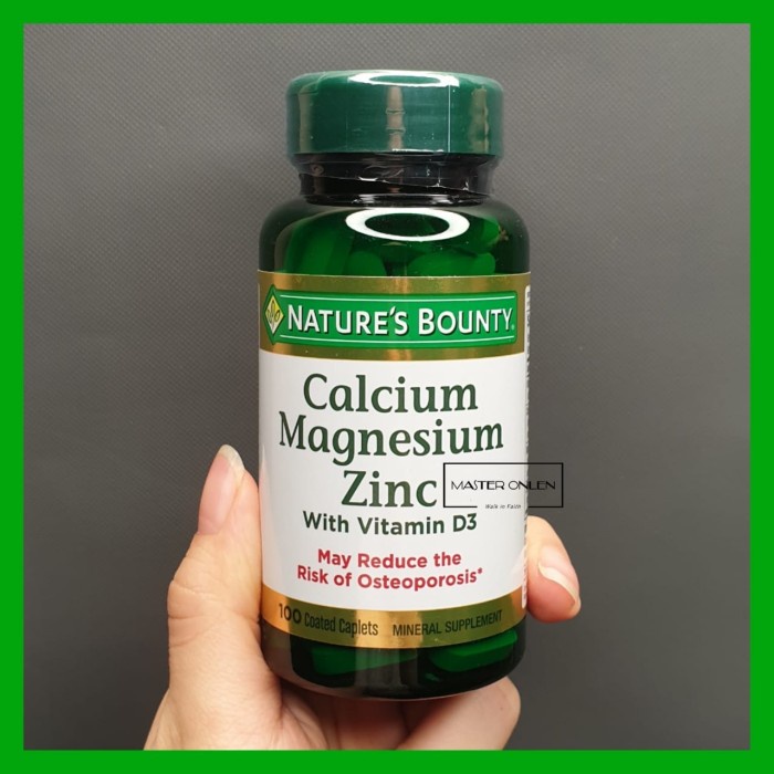 Nature's Bounty Calcium Magnesium Zinc D3 100 tablet nature bounty Usa