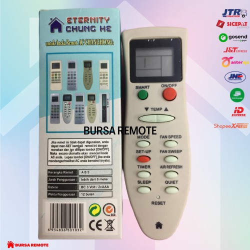 Remot / REMOTE MULTI AC CHANGHONG / ECERAN Dan GROSIR