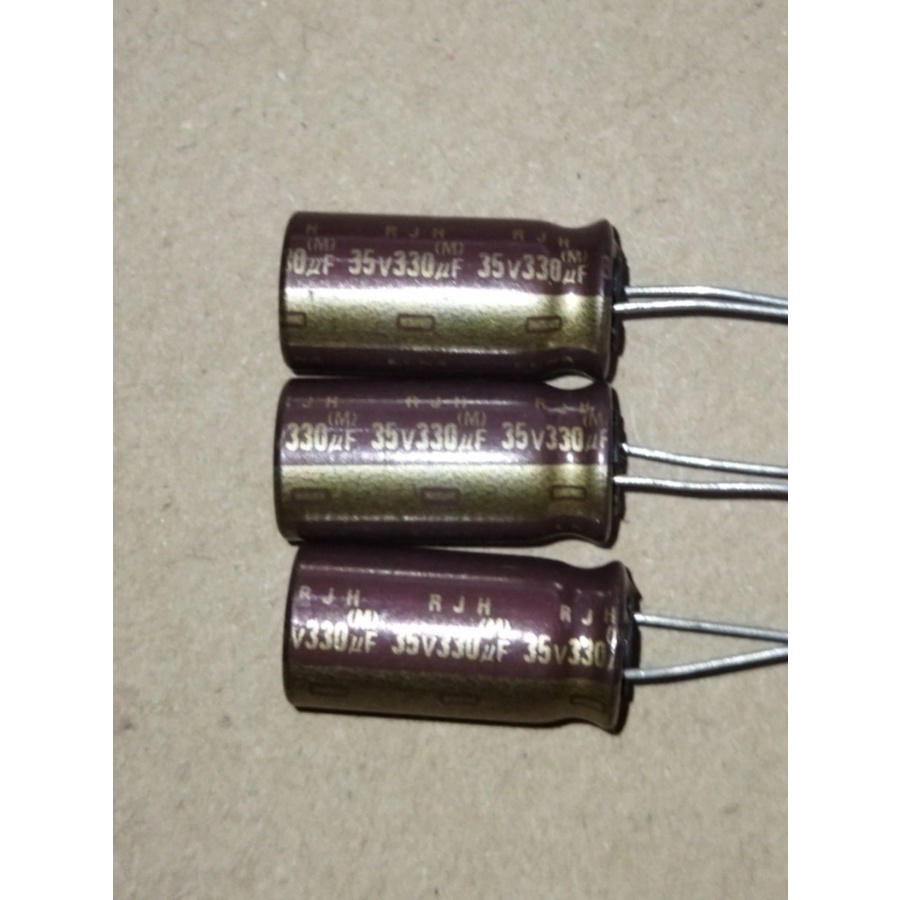 KAPASITOR ELKO Capacitor Elco 330uf 330 uf 6.3V 25V 35V ELNA GOLD
