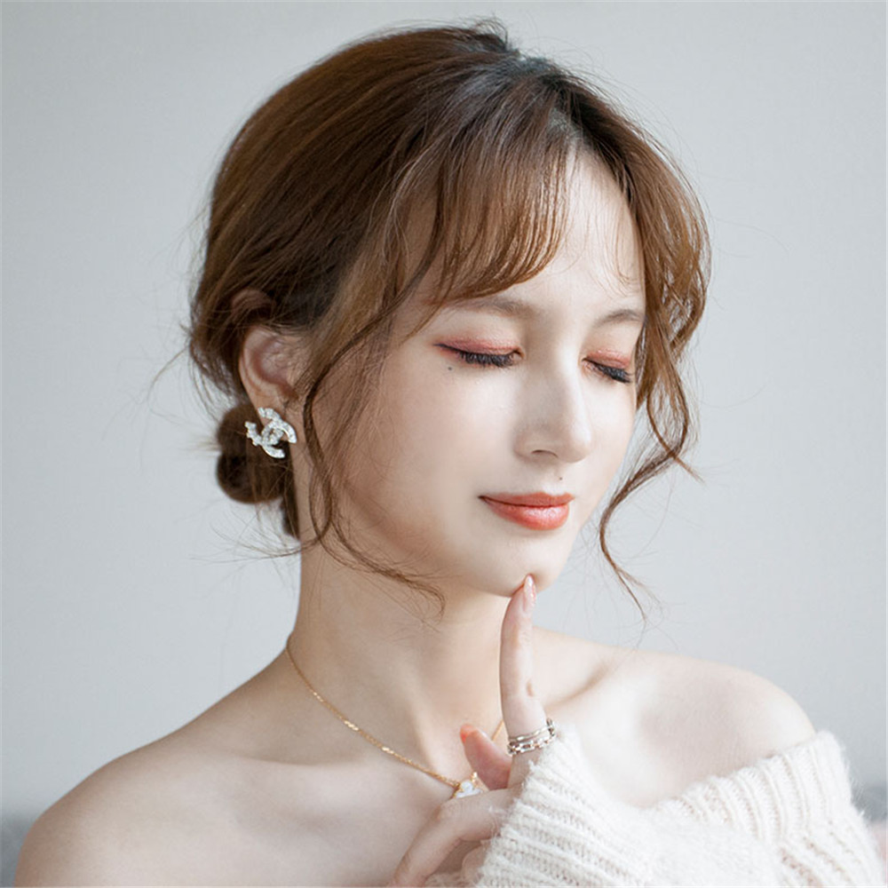 Rambut Palsu Model Pendek Natural Dengan Klip Untuk Extension