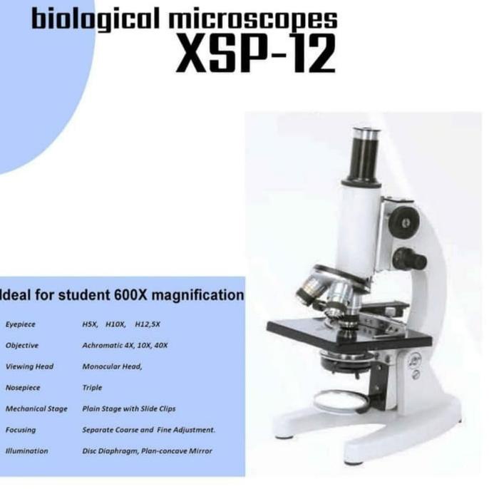 Microscope Monoculer XSP-12 / Mikroskop Monokular XSP-12