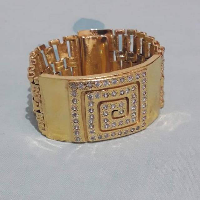 Gelang borubudur lapis emas 99%