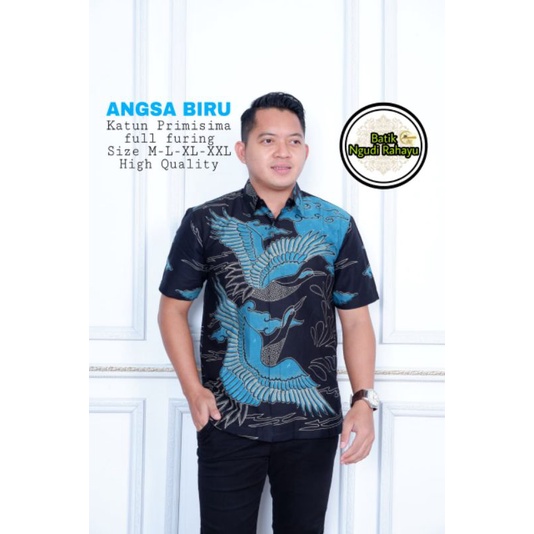 Kemeja Batik Warna Toska/Biru Toska Batik Panjang Toska Batik Pendek Warna Biru Toska Batik Ori Solo