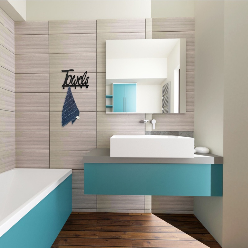 Gro Rak Holder Handuk Kapasitas Maksimal 10kg Untuk Kamar Mandi