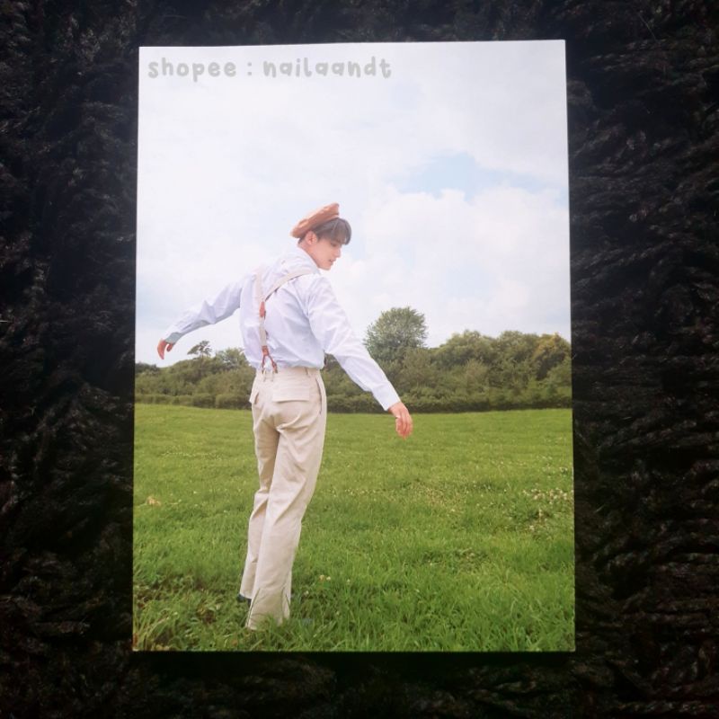 seventeen svt mingyu an ode kihno kit beret postcard