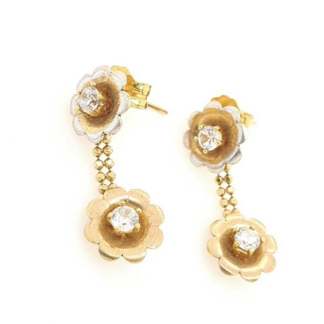 Anting Fashion Anting Emas 17 K - Murah 3.45gr - 3573