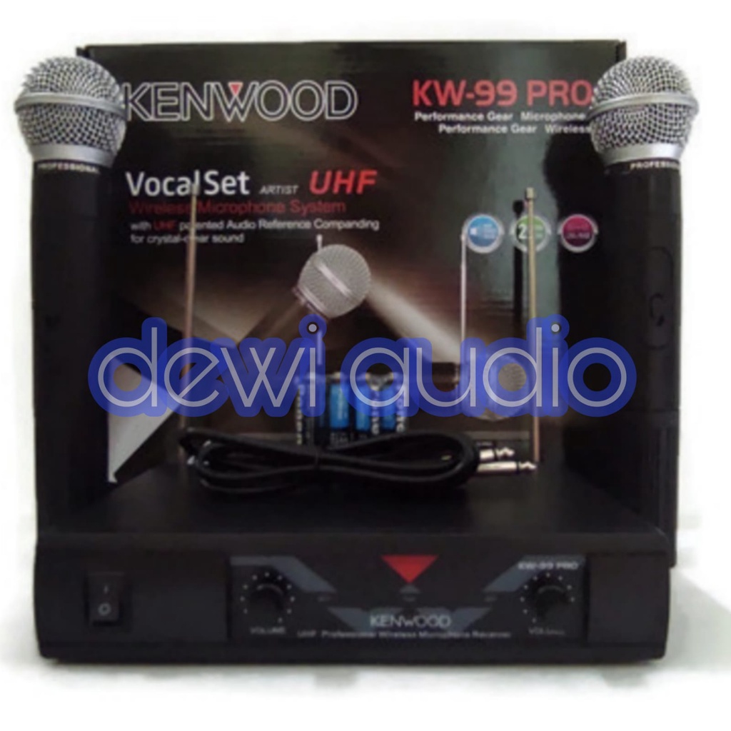 MIC KENWOOD KW99PRO / MICROPHONE KENWOOD KW99 PRO / MIC WIRELESS KENWOOD KW99-PRO / MIC MURAH UHF KENWOOD KW 99 PRO