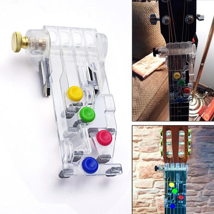 Guitar Chord Aid Tool Acoustic Guitar Chord Learning Teaching ABS Plastic Tool Musical Instrument Accessory Guitar chord aid