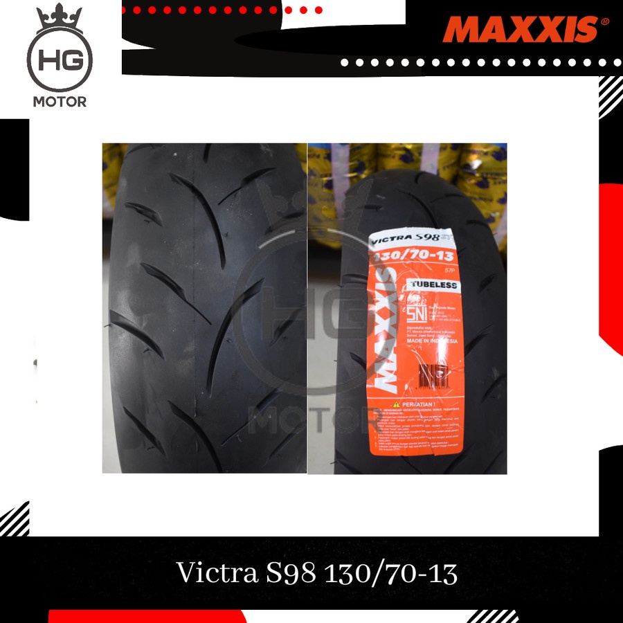 Ban Maxxis Victra 130/70-13 130 70 13 Ban Belakang Motor NMAX Ring 13