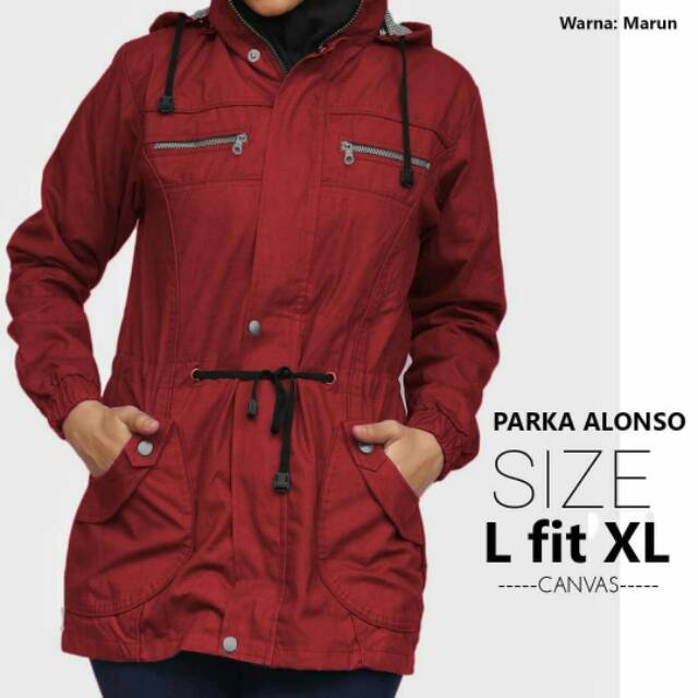Jaket parka / jaket parka cewek / parka alonso / jaket cewek