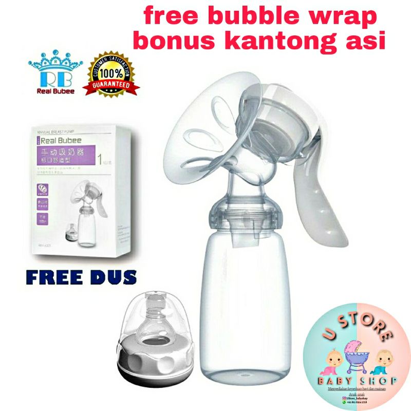 Real Bubee pompa asi manual Real bubee breast pump pompa asi murah