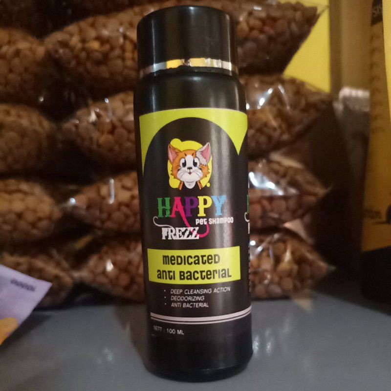 happy shampoo kucing anjing jamur medicinal 100ml