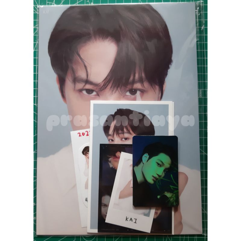 2022 SEASON'S GREETINGS EXO KAI SET BENEFIT PHOTOCARD ALADIN SG JONGIN PC