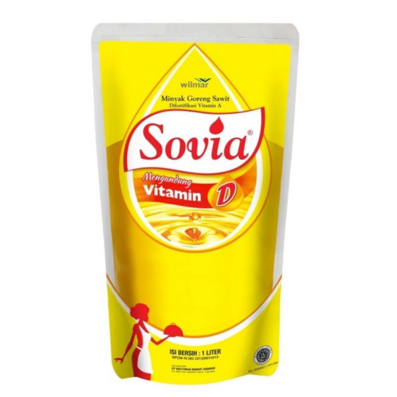 

Sovia Minyak Goreng 1 Liter Refill