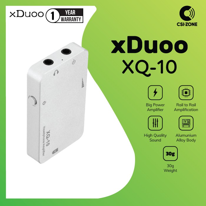 xDuoo XQ-10 Mini Portable Headphone Amplifier - White