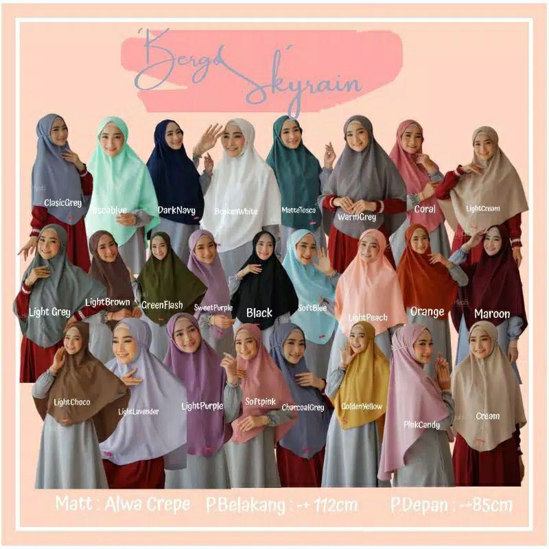 BERGO SKYRAIN YSARI  II ALWA HIJAB