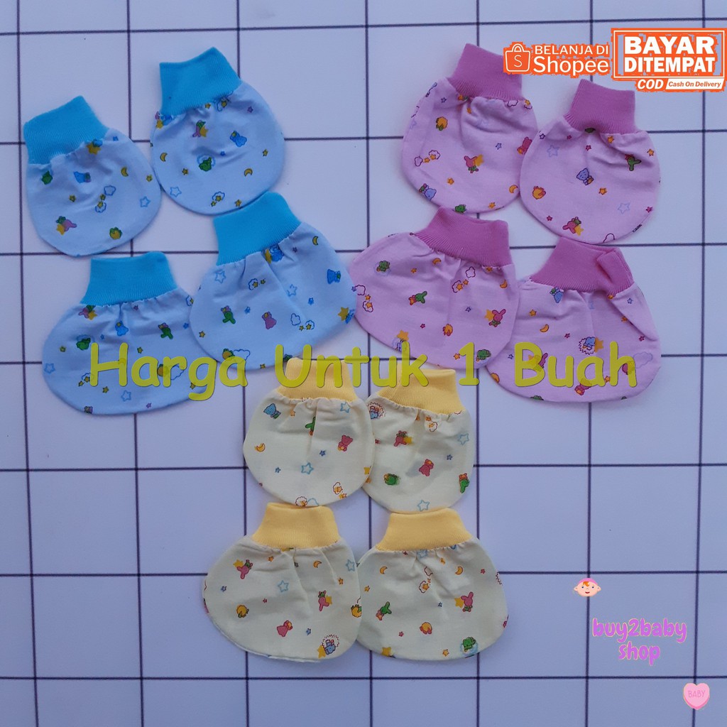 Sarung tangan sarung kaki bayi Okiyo Animal Moon Star Series 1 PCS