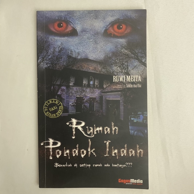 Buku Novel Adaptasi Film Bekas - Rumah Pondok Indah - Ruwi Meita