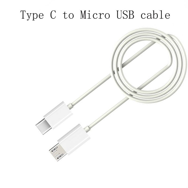 ✿ AUS Kabel Data / Charger OTG USB Tipe C Male to Micro USB Male Panjang 1M