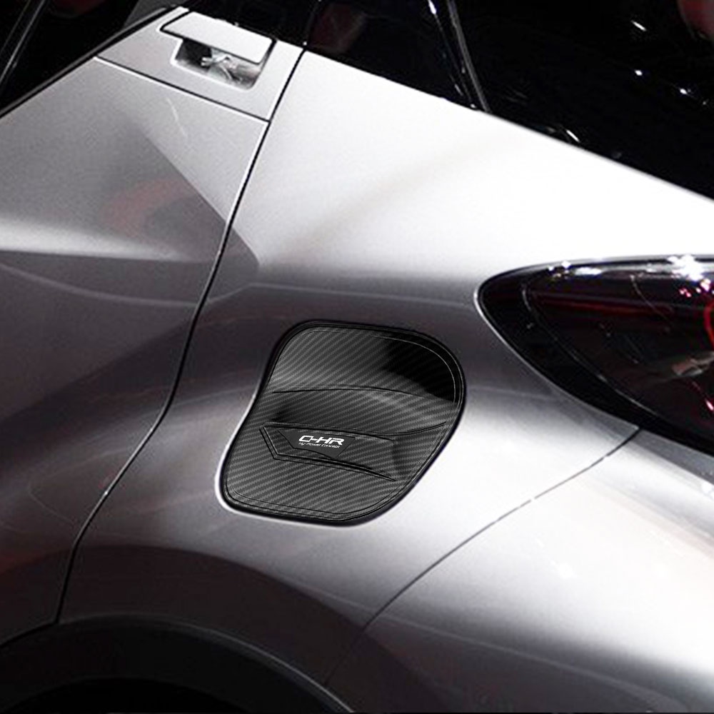 Untuk Toyota CHR CH-R C-HR 2016-2020mobil Chrome Gas Tank Oil Cover Fuel Tank Cap Penutup Stiker Case Aksesoris