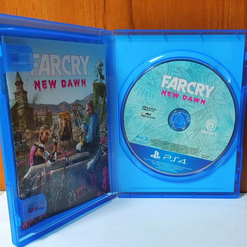 Far Cry New Dawn PS4 Kaset Farcry Newdawn Playstation PS 4 5 CD BD Game Games FarCrys New Down PS4 PS5 Far Cry 1 2 3 4 primal 5 6 Region 3 Reg asia Original Asli Ori don dan