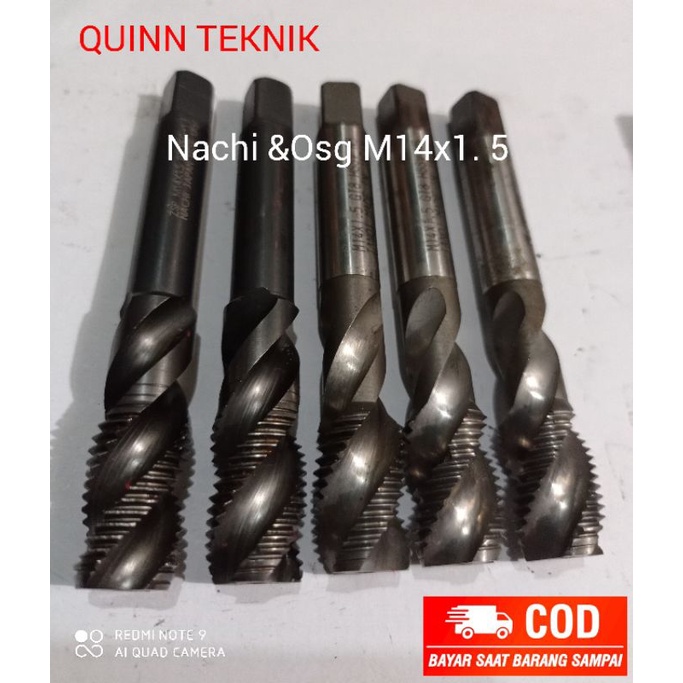 tap mesin tap spiral m14x1.5 baut 19