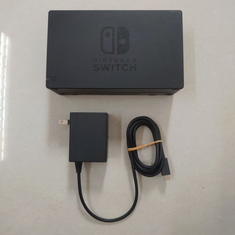 Nintendo Switch Original Dock + Charger Adapter Bawaan v1 v2 Ori