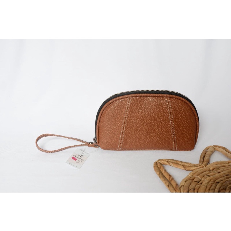 dompet wanita papirut bakpau bapau hp koin terlaris terbaru 2022 multifungsi-tan